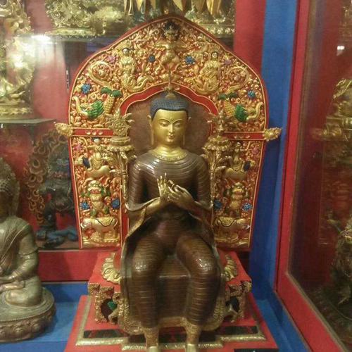 TÔN TƯỢNG PHẬT DI LẶC MẬT TÔNG NEPAL74CM