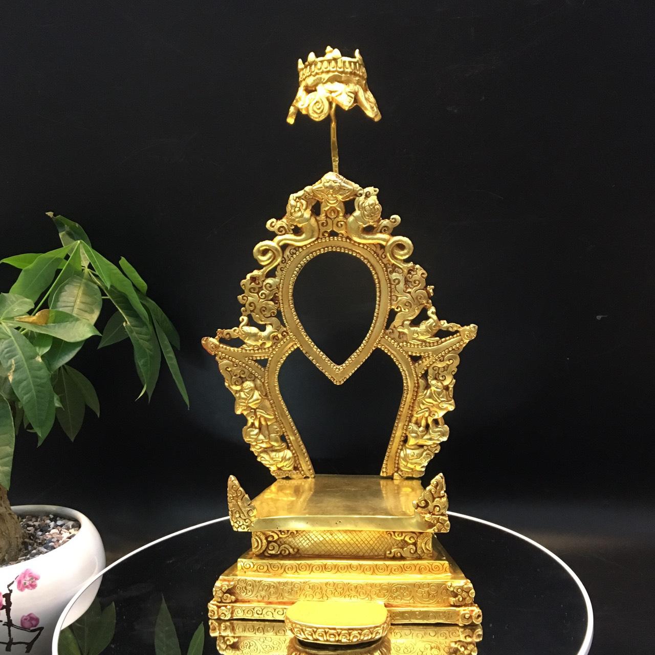 TÔN TƯỢNG PHẬT DI LẶC MẬT TÔNG NEPAL 31CM