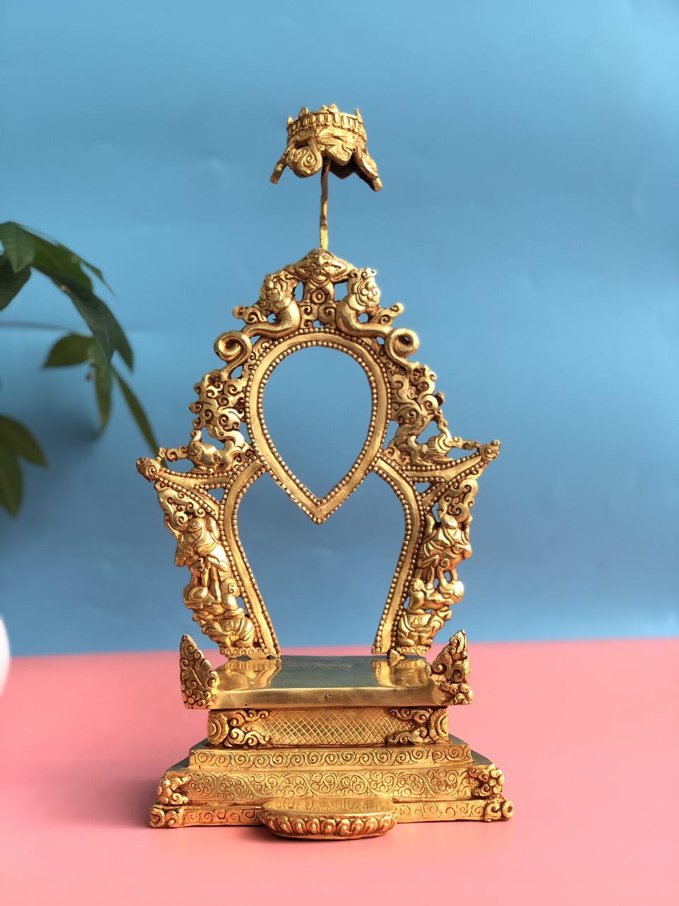 TÔN TƯỢNG PHẬT DI LẶC MẬT TÔNG NEPAL 31CM