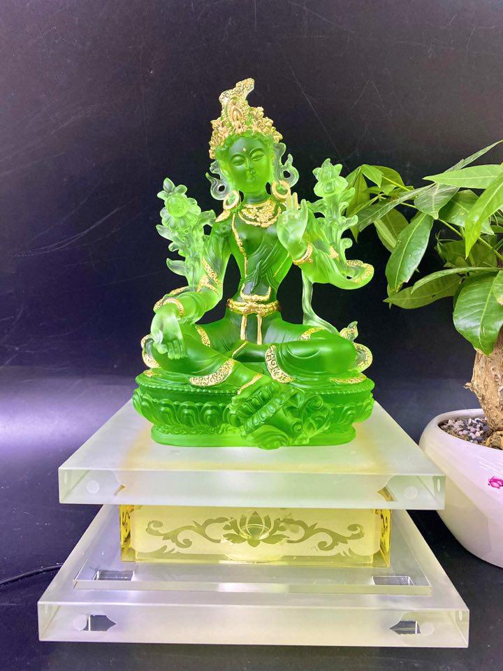 TÔN TƯỢNG TARA XANH 23CM