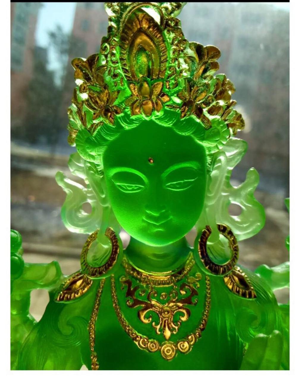 TÔN TƯỢNG TARA XANH 23CM