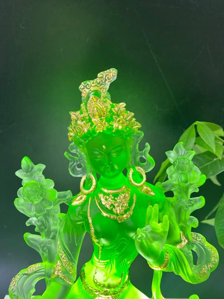 TÔN TƯỢNG TARA XANH 23CM