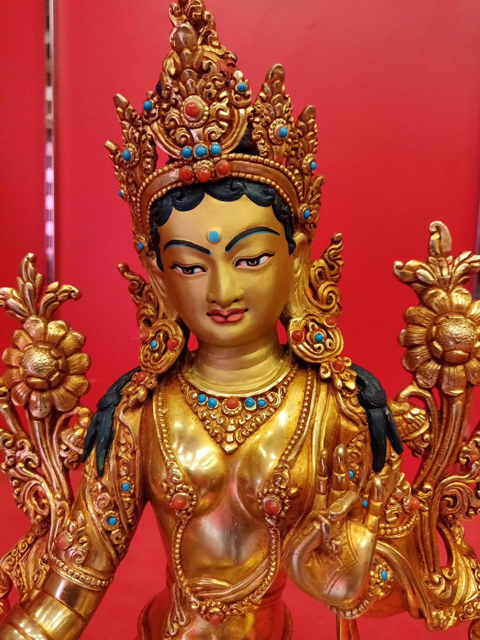 TÔN TƯỢNG TARA XANH 29CM