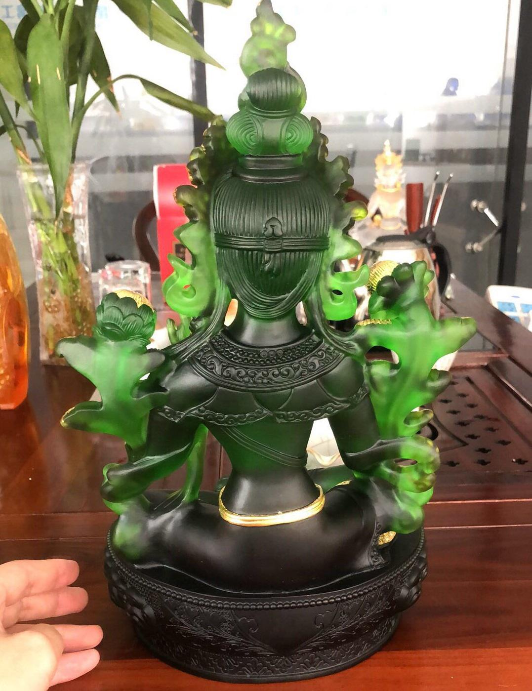 TÔN TƯỢNG TARA XANH 33CM