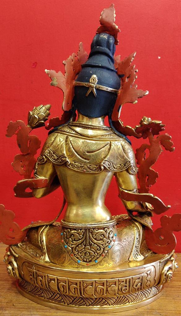 TÔN TƯỢNG TARA XANH 33CM