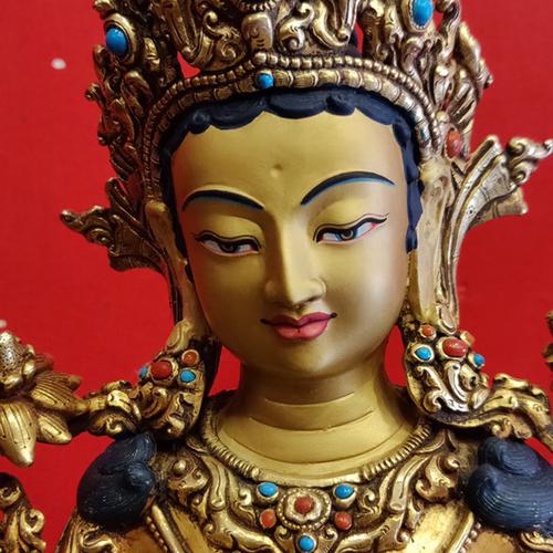 TÔN TƯỢNG TARA XANH 33CM