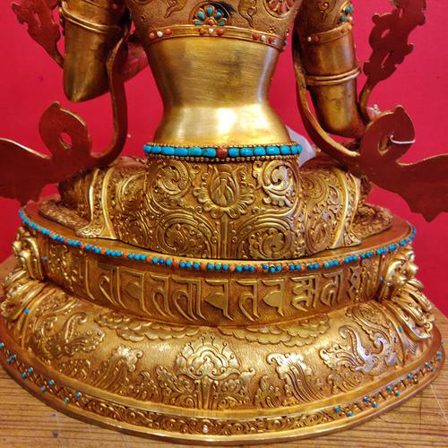 TÔN TƯỢNG TARA XANH 45CM