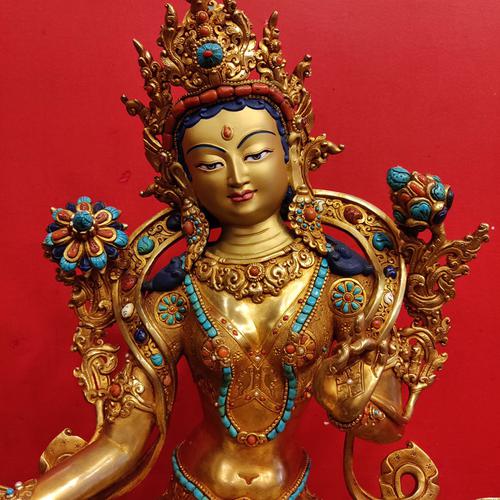 TÔN TƯỢNG TARA XANH 45CM