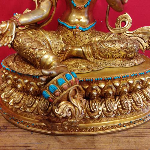 TÔN TƯỢNG TARA XANH 45CM
