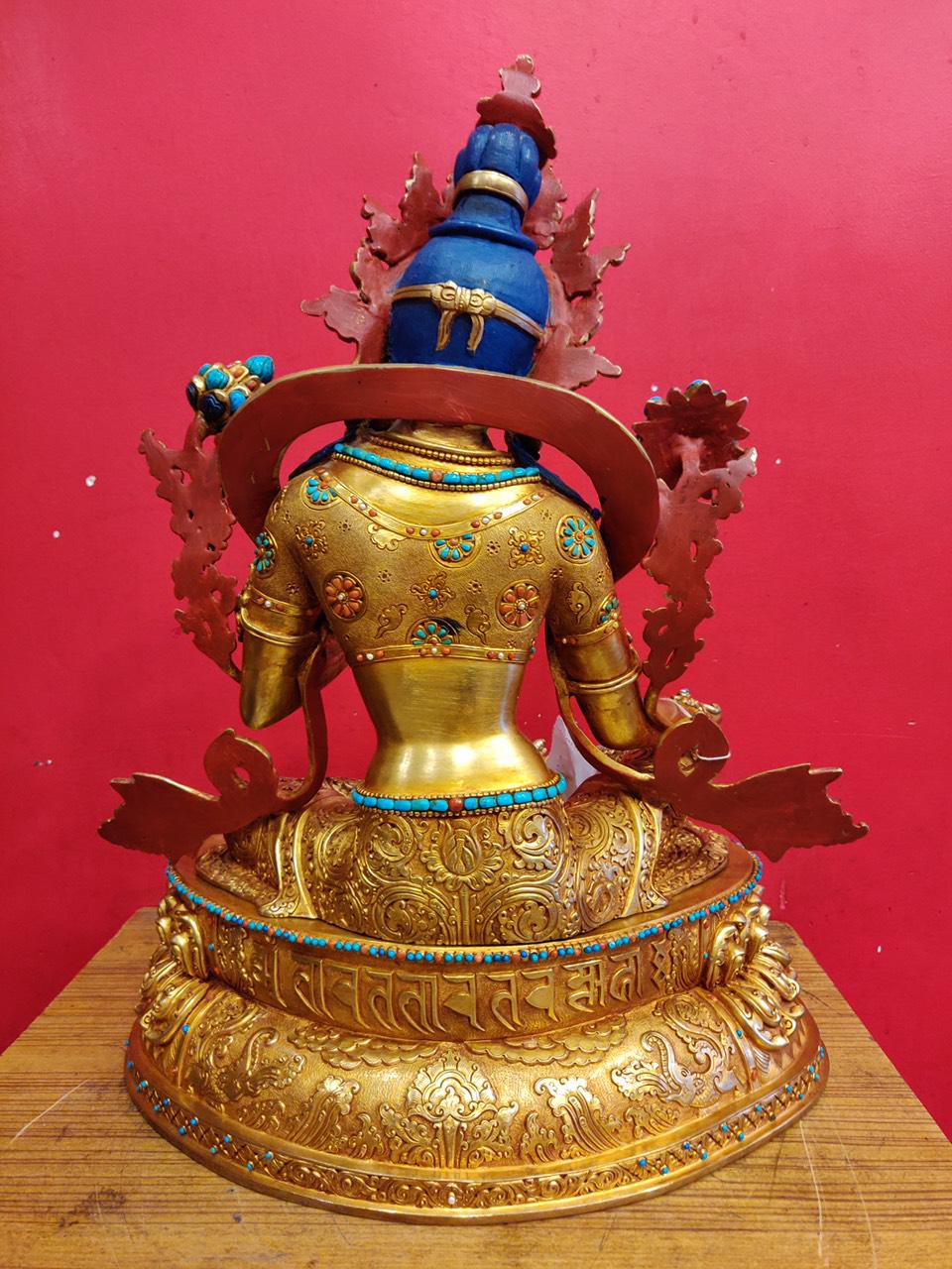 TÔN TƯỢNG TARA XANH 45CM