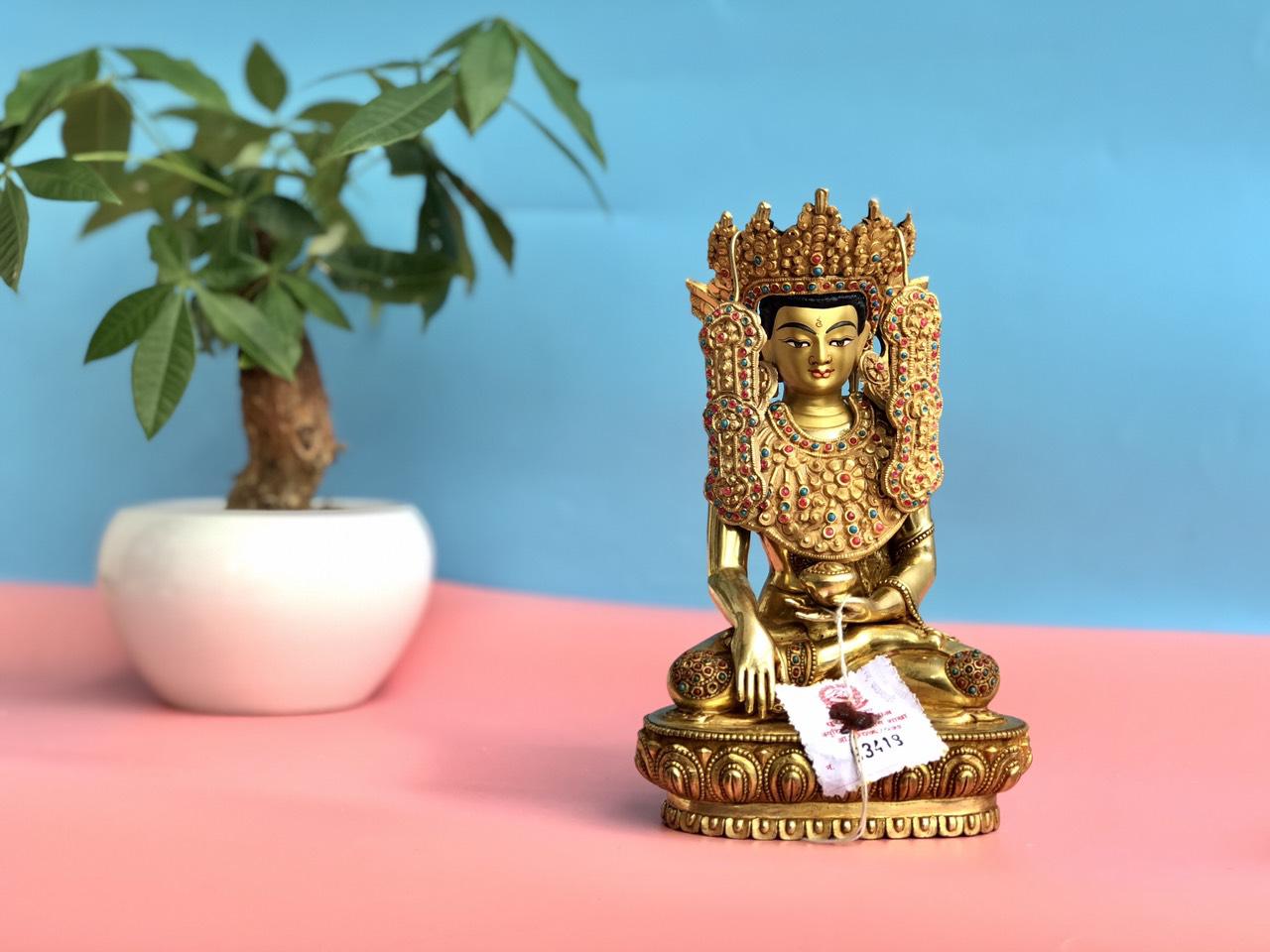 TÔN TƯỢNG THÍCH CA MÂU NI HÌNH DÁNG JOWO 20CM