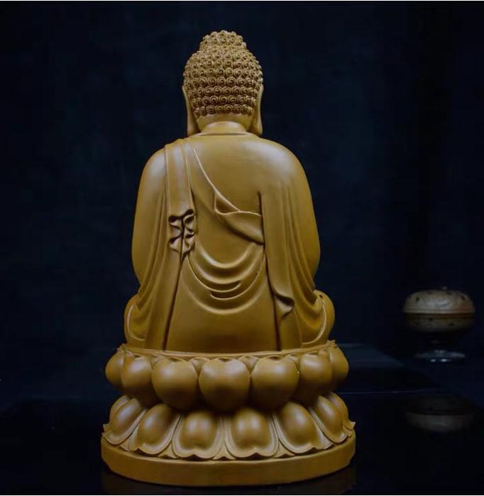 TÔN TƯỢNG A DI ĐÀ GỖ 40CM