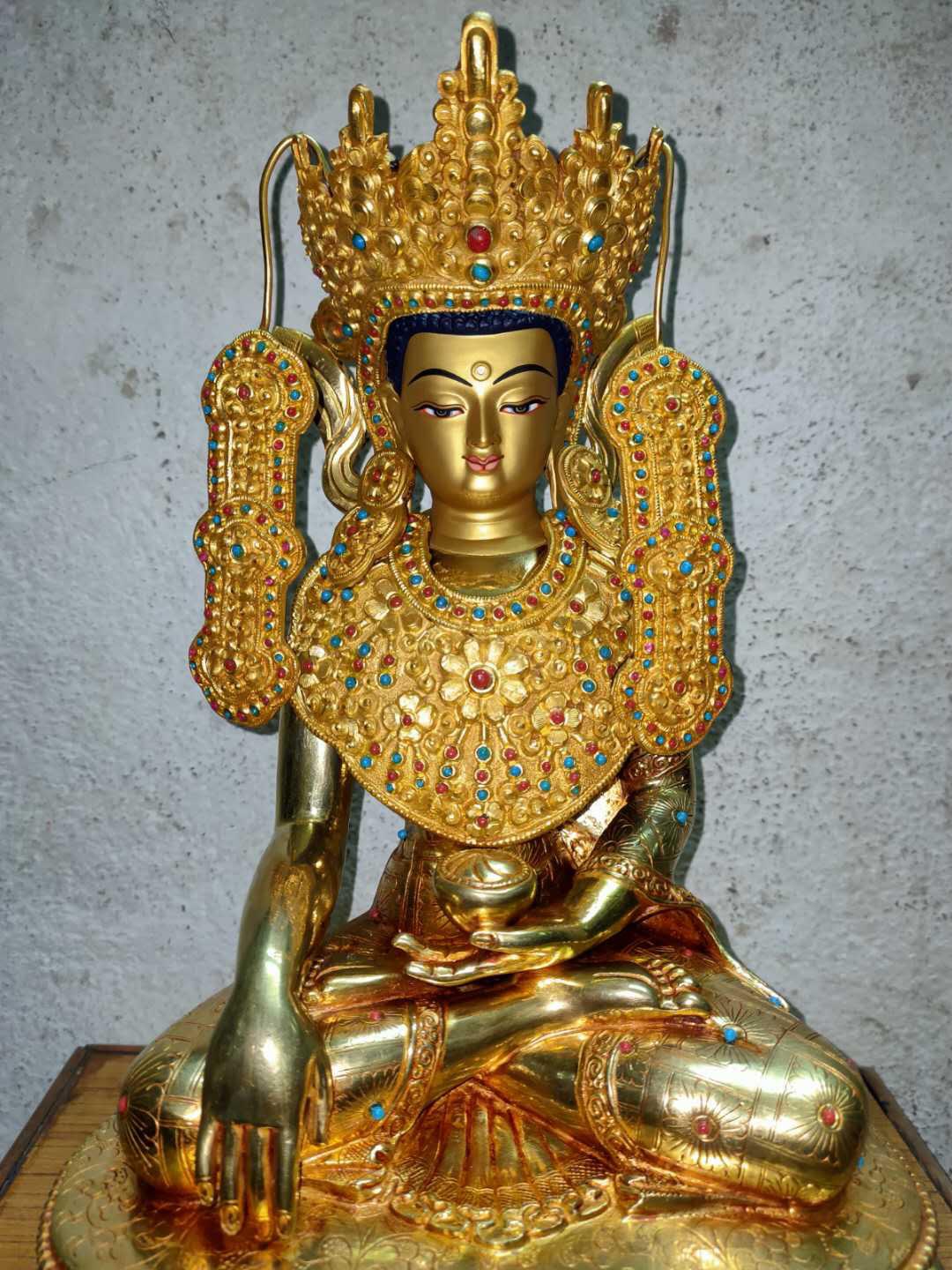 TÔN TƯỢNG THÍCH CA MÂU NI DƯỚI HÌNH TƯỚNG JOWO NEPAL 60CM
