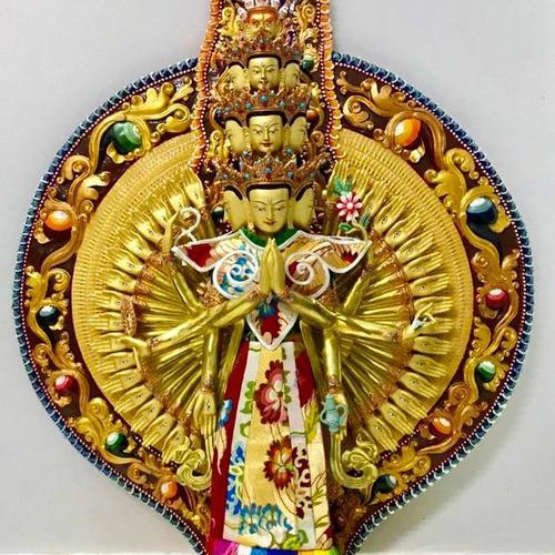 TÔN TƯỢNG THIÊN THỦ THIÊN NHÃN TÂY TẠNG 104CM