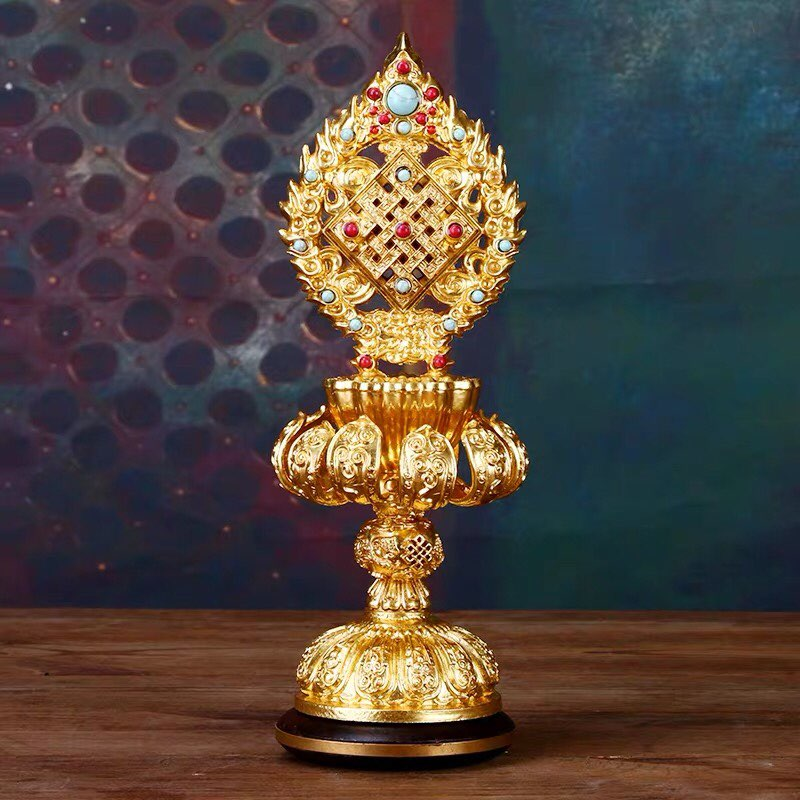 BÁT CÁT TƯỜNG ĐỒNG MẠ VÀNG CAO CẤP 24cm 