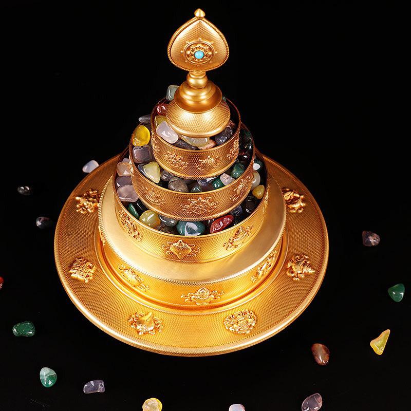THÁP MANDALA ĐỒNG 20CM