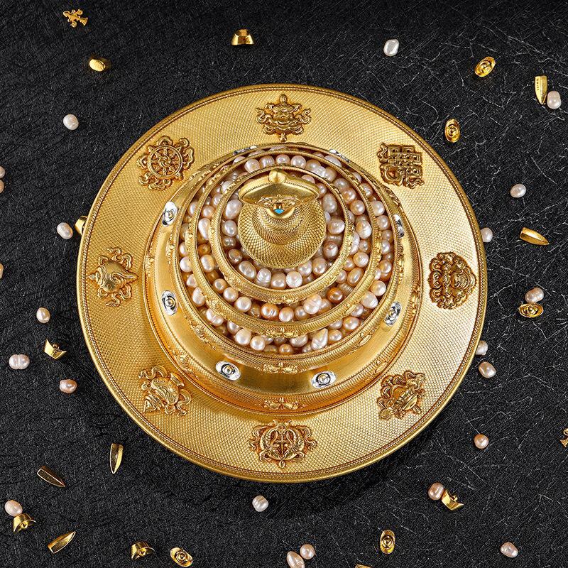 THÁP MANDALA ĐỒNG 20CM