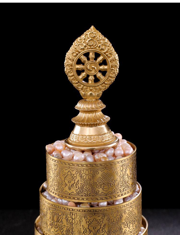 THÁP MANDALA HỢP KIM ĐỒNG 