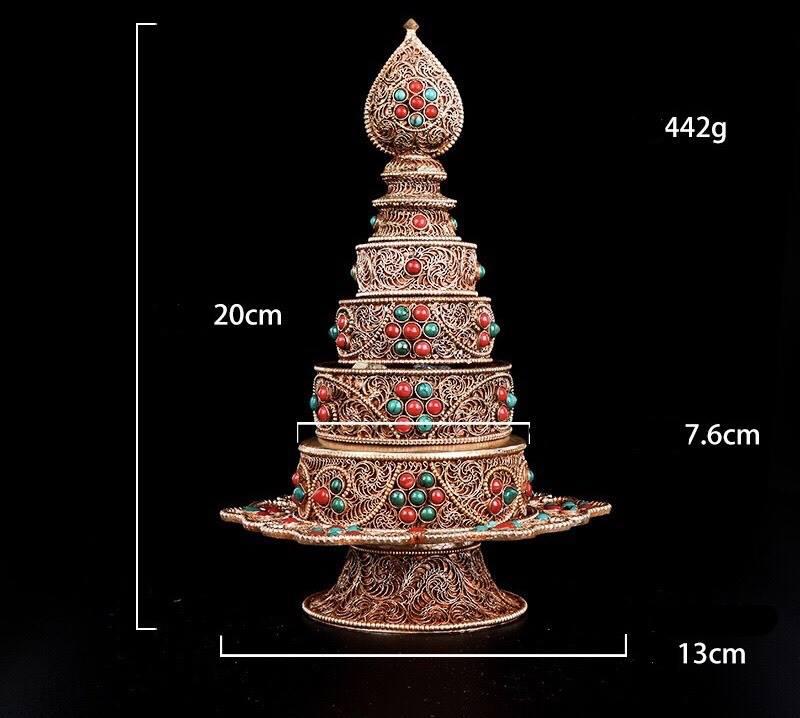 THÁP MANDALA NEPAL 20CM
