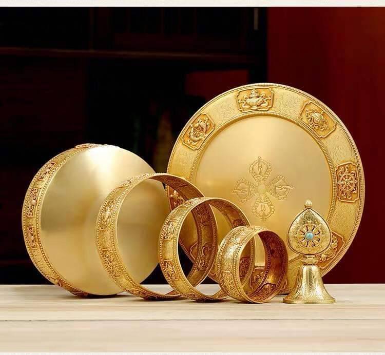 THÁP MANDALA ĐỒNG 26,5 CM