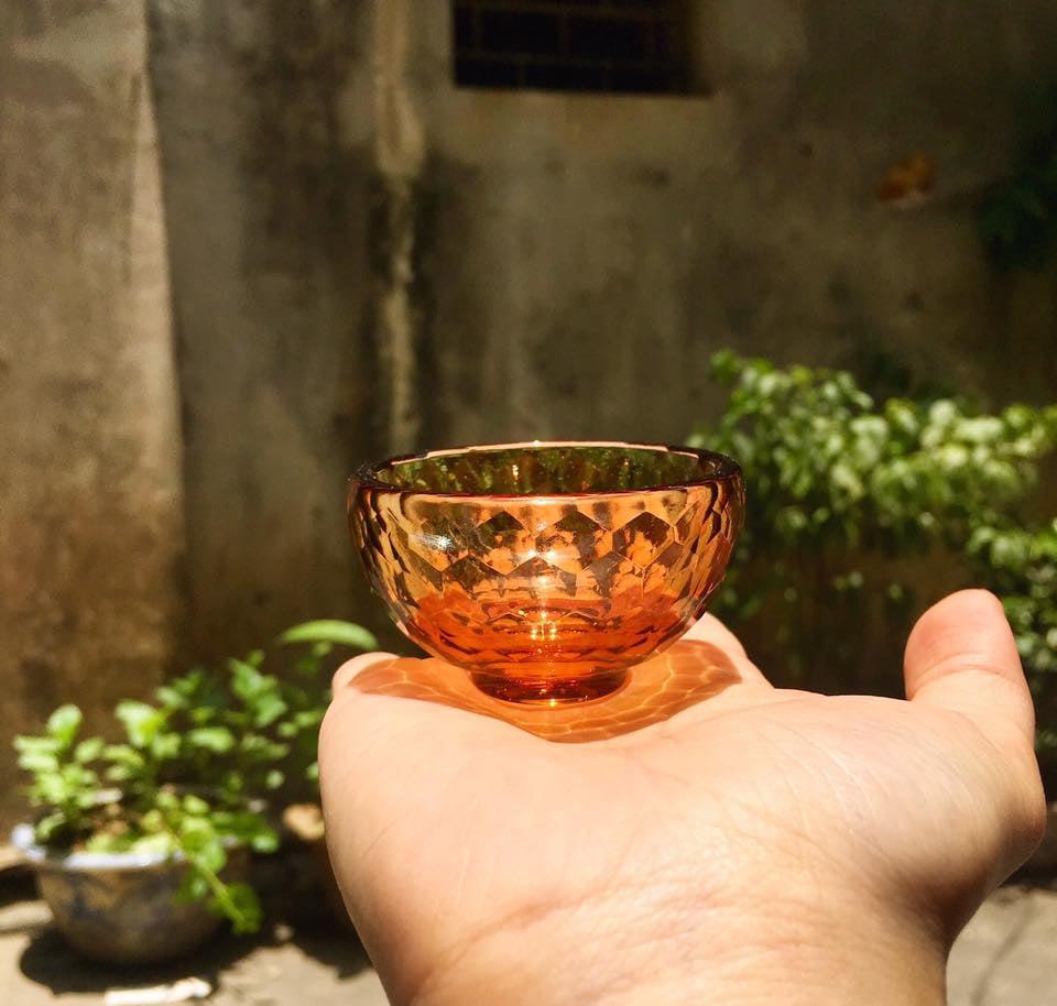 CHÉN CÚNG NƯỚC THỦY TINH 7 MÀU