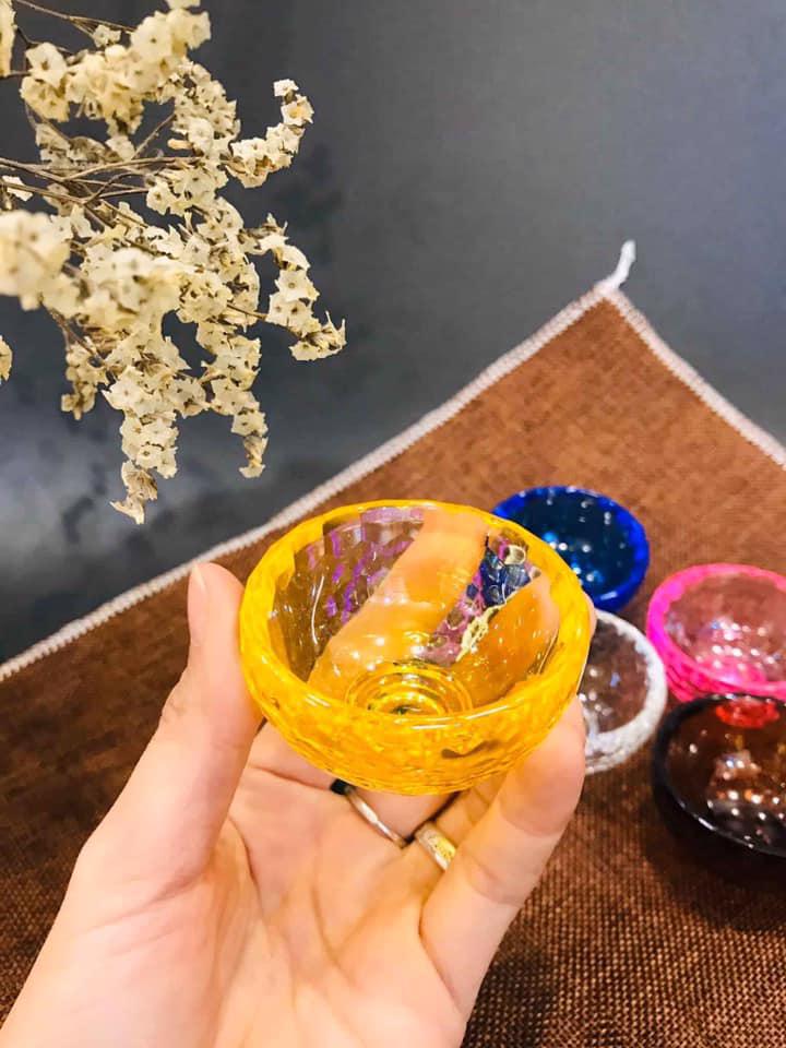 CHÉN CÚNG NƯỚC THỦY TINH 7 MÀU