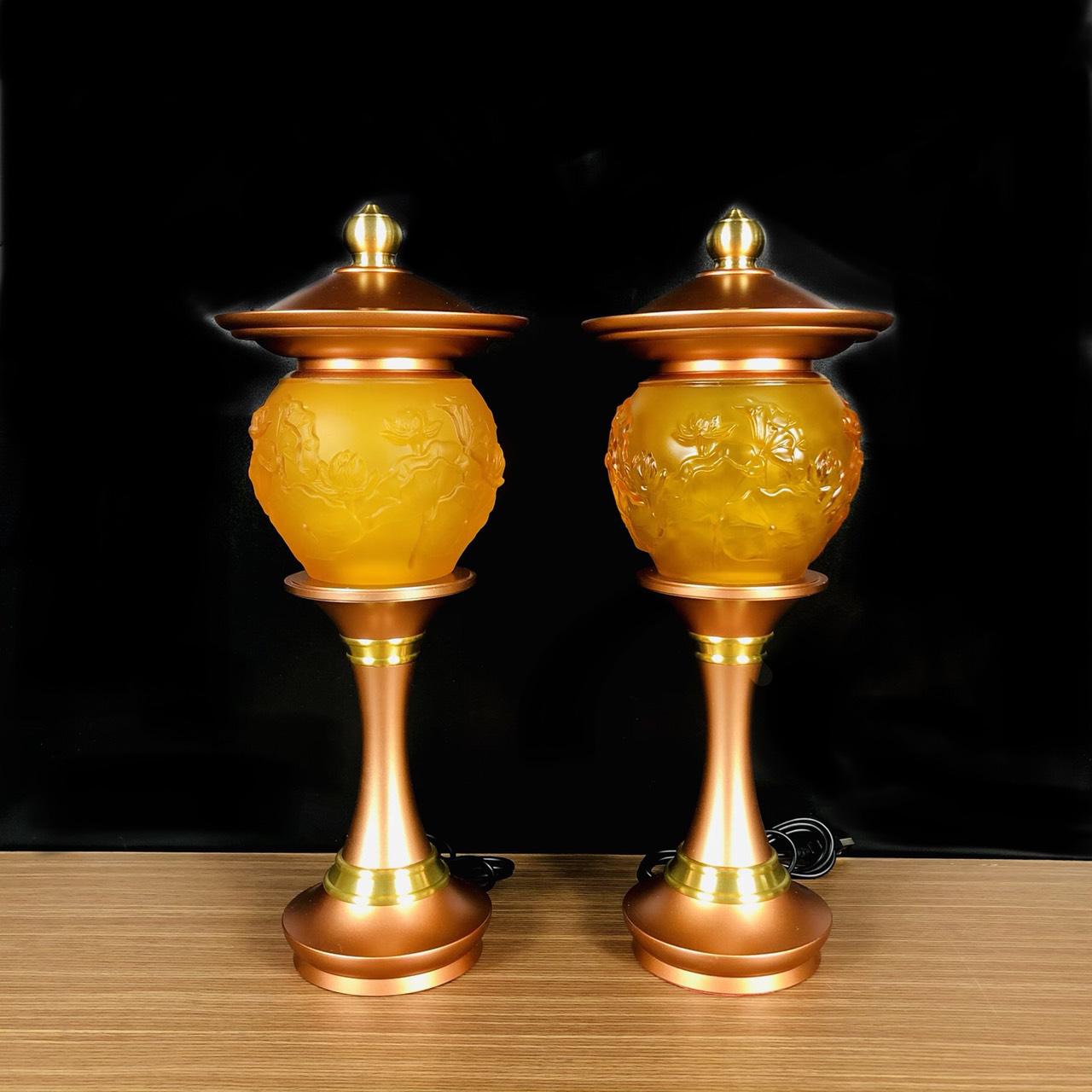 CHÂN ĐÈN ĐIỆN LƯU LY 30CM & 38CM