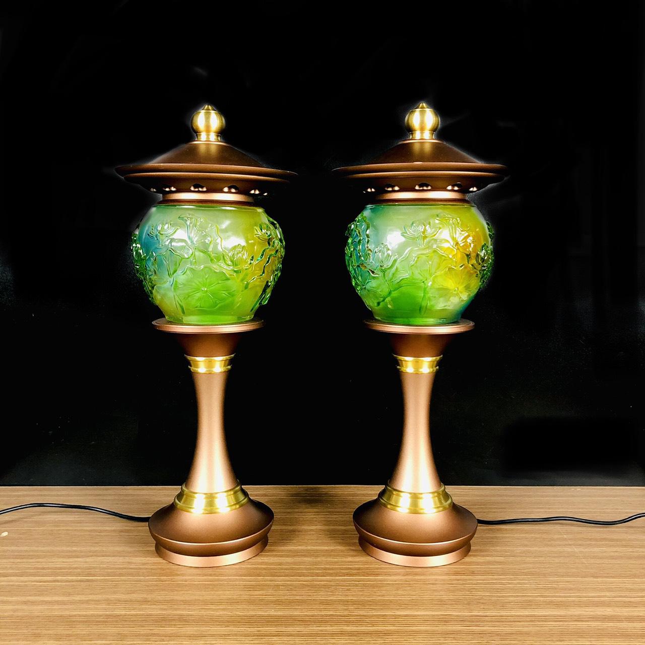 CHÂN ĐÈN ĐIỆN LƯU LY 30CM & 38CM