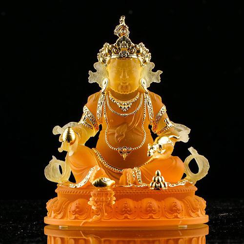 TÔN TƯỢNG ĐỨC ZAMBALA LƯU LY THIẾP VÀNG