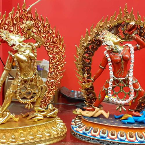 TÔN TƯỢNG DU GIÀ THÁNH NỮ DAKINI 40CM