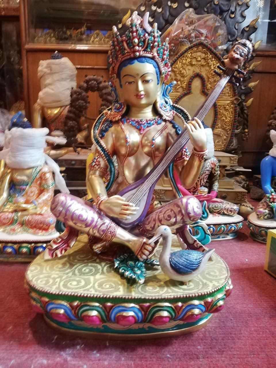 TÔN TƯỢNG DIỆU ÂM THIÊN NỮ NEPAL - 33CM