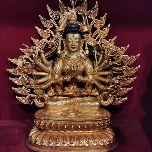 TÔN TƯỢNG ĐỨC CHUẨN ĐỀ PHẬT MẪU 36CM