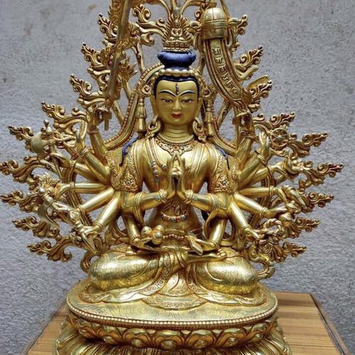 TÔN TƯỢNG ĐỨC CHUẨN ĐỀ PHẬT MẪU NEPAL 41CM