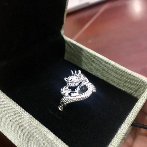 NHẪN BẠC RỒNG 