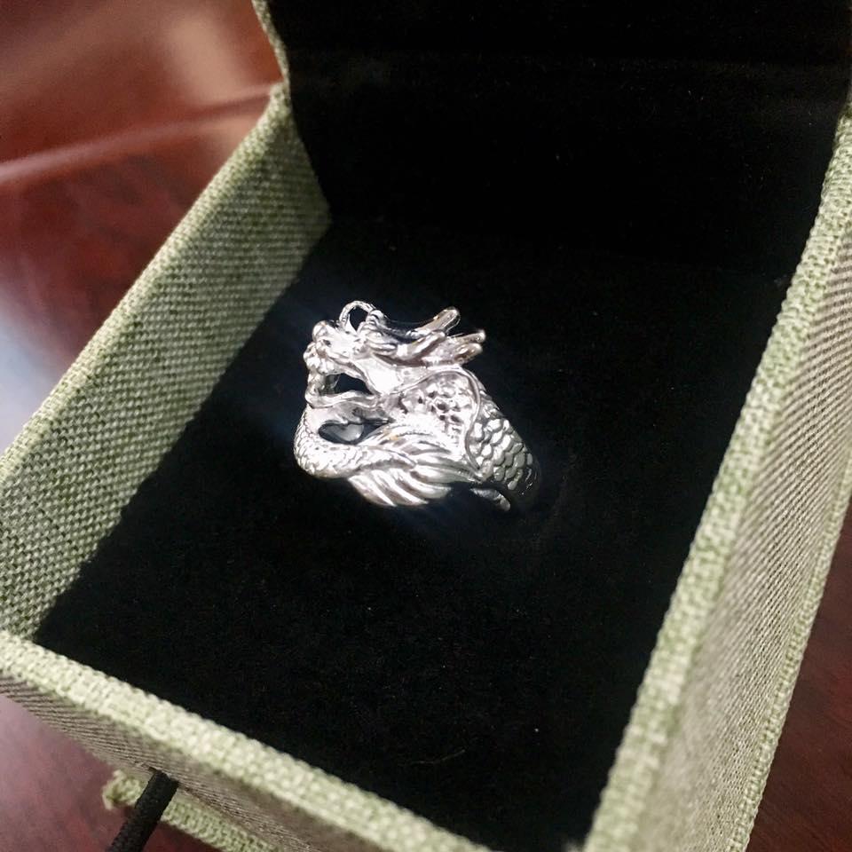 NHẪN BẠC RỒNG