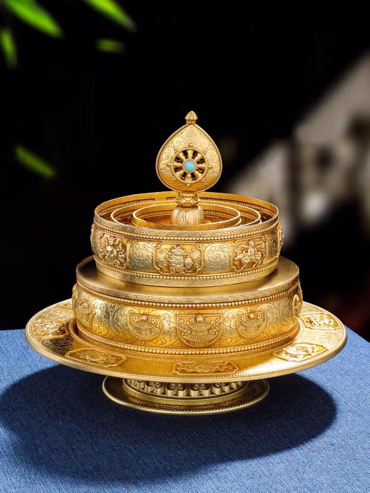 THÁP MANDALA ĐỒNG 26,5 CM