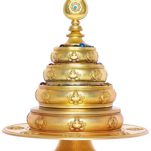 THÁP MANDALA ĐỒNG 20CM
