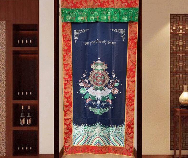 RÈM CỬA 8 BIỂU TƯỢNG CÁT TƯỜNG VẢI GẤM LOẠI 1 - 190x90cm 