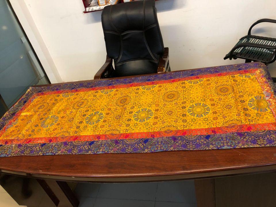 KHĂN TRẢI BÀN THỜ HÌNH CHỮ NHẬT VẢI GẤM ( 2m x 0,8m / 2m x 1m / 2m x 1,5m)