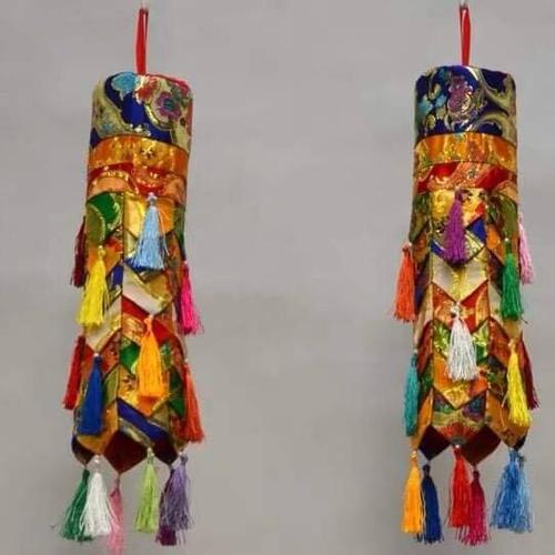 LỌNG HÌNH TRỤ VẢI GẤM - DÀI 40CM