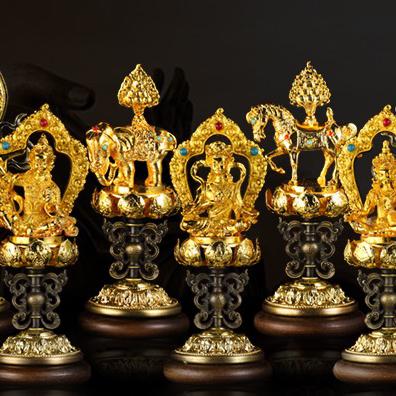 BỘ THẤT BẢO LUÂN VƯƠNG HỢP KIM 20CM