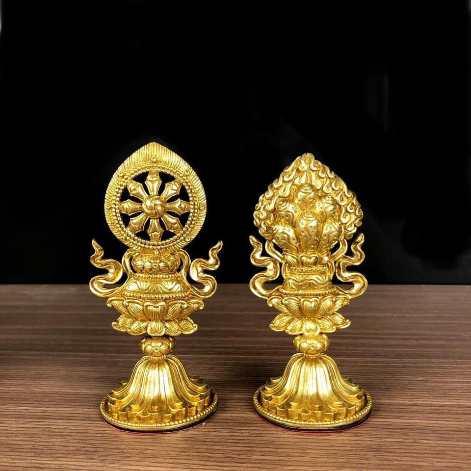BỘ THẤT BẢO LUÂN VƯƠNG ĐỒNG 11CM