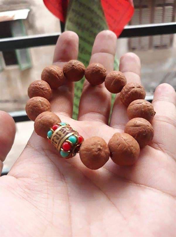 VÒNG TAY BỒ ĐỀ PHẬT NHÃN NEPAL 13LY
