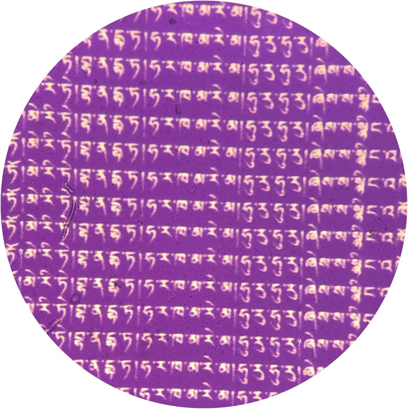 KINH LUÂN ĐIỆN ĐỒNG MICROFILM 10.000.000 BIẾN CHÚ MANI