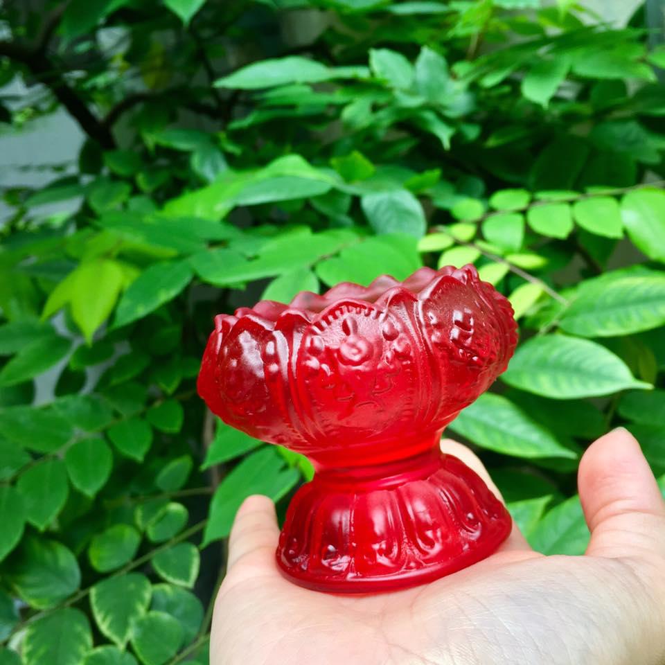 BỘ 7 CHÂN ĐÈN LƯU LY 7 MÀU