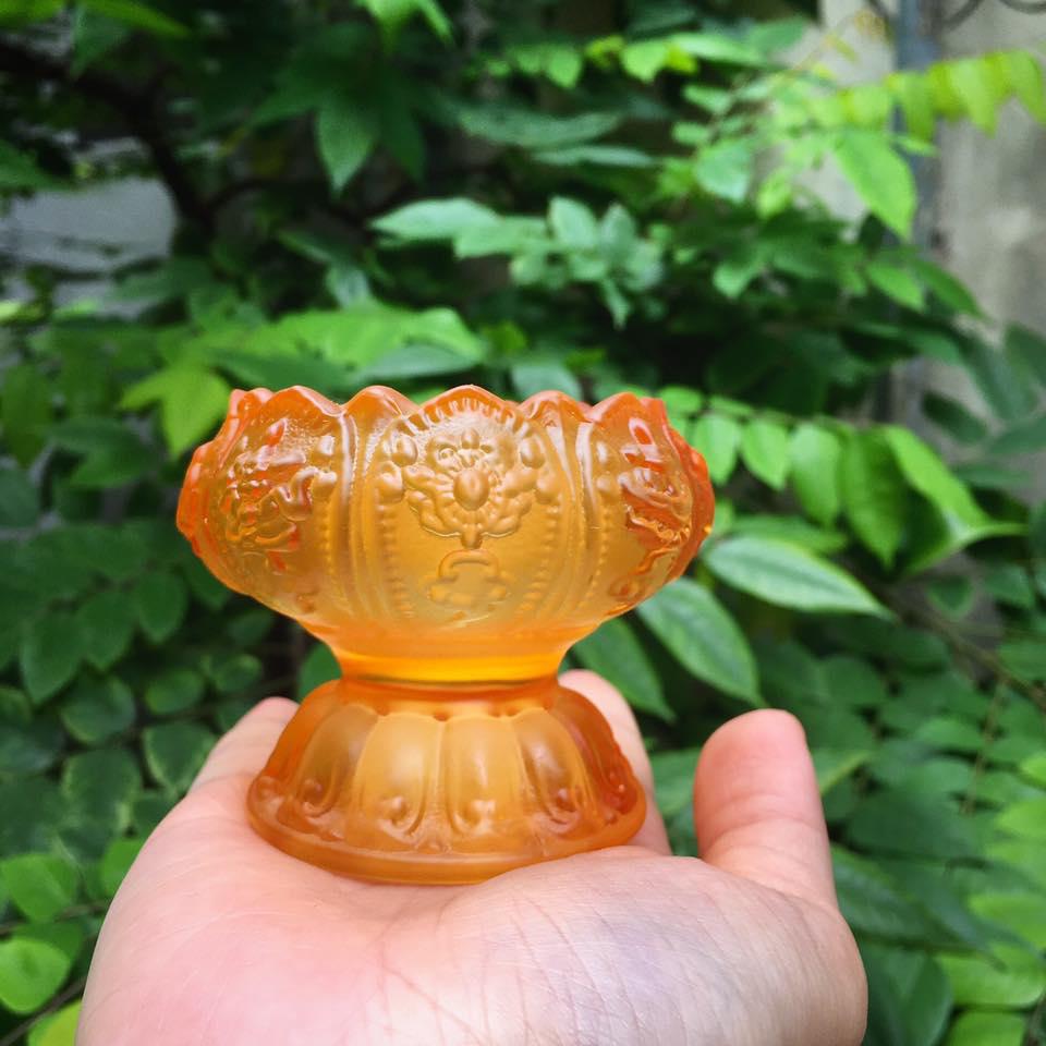 BỘ 7 CHÂN ĐÈN LƯU LY 7 MÀU