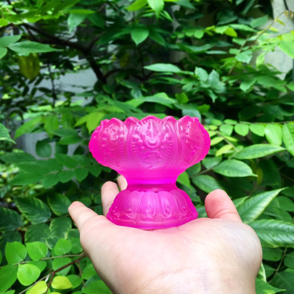 BỘ 7 CHÂN ĐÈN LƯU LY 7 MÀU