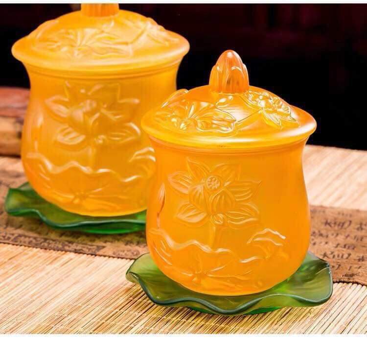 CHÉN CÚNG NƯỚC HOA SEN LƯU LY