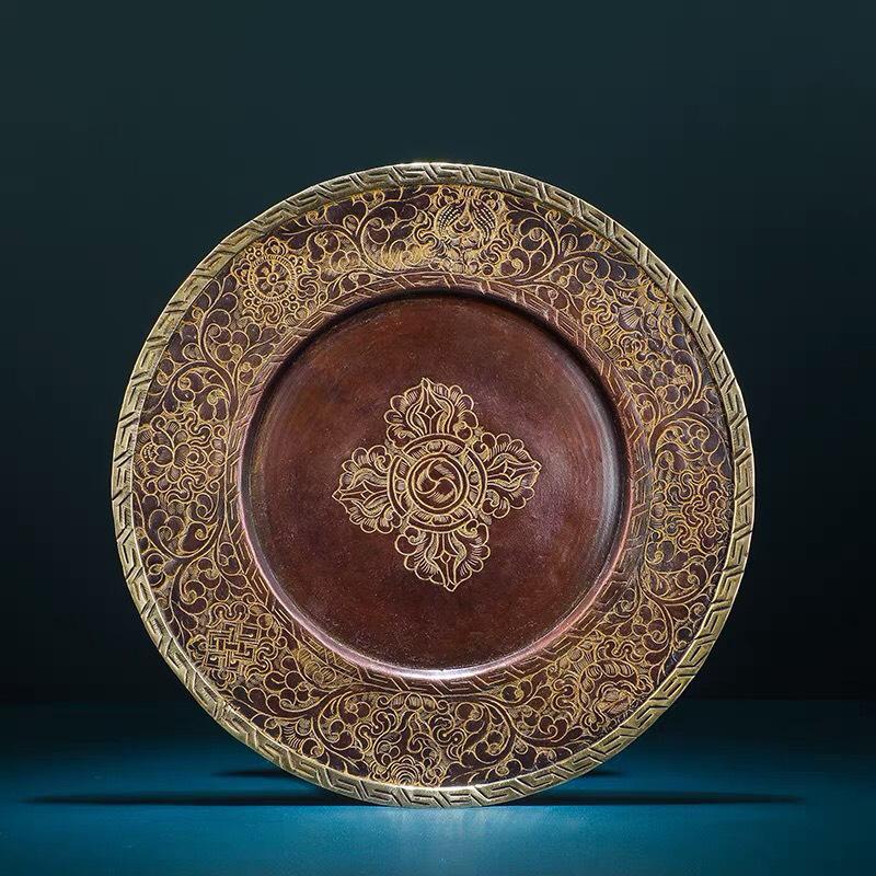 THÁP MANDALA ĐỒNG NÂU ( 24CM&29CM)