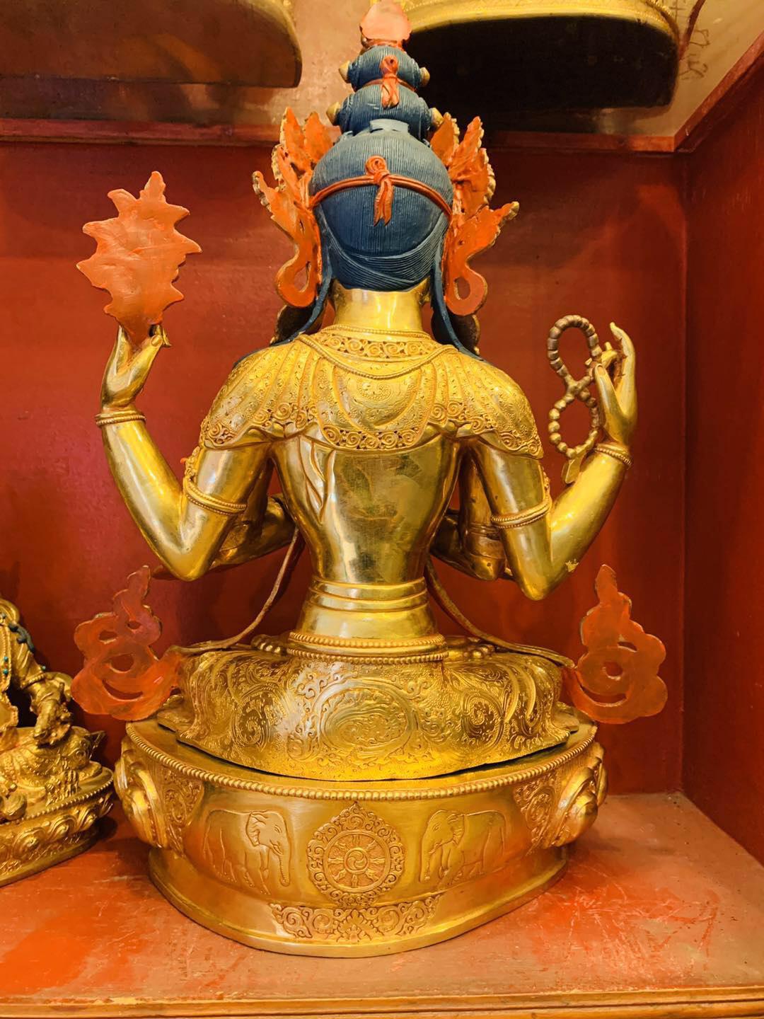 TÔN TƯỢNG QUAN ÂM TỨ THỦ 47CM